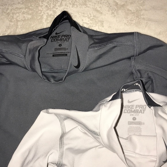 Nike Pro Combat HyperWarm Compressions Shorts (x2) - Picture 3 of 3